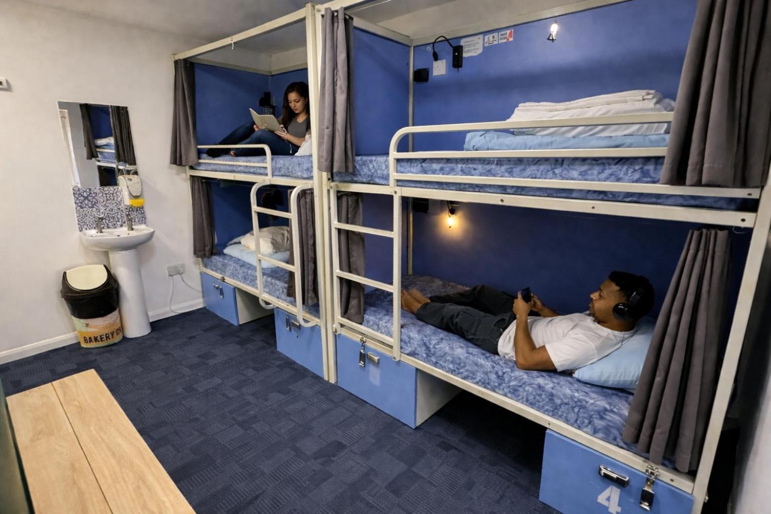 Bed 4-Bed Mixed Dormitory Room Private Bathroom 18-45 Years
